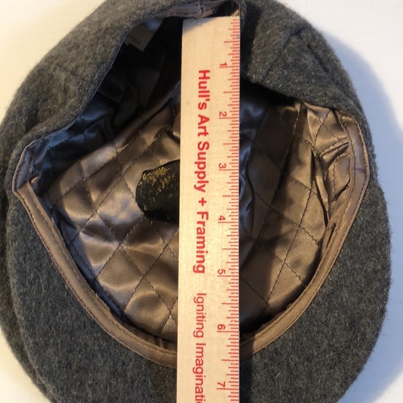 Vintage Dobbs Fifth Avenue Made in Italy Gray Wool Cap - Picture 10 of 10